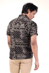 Men's Short Sleeve Shirt (Black)