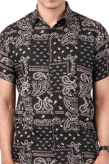 Men's Short Sleeve Shirt (Black)