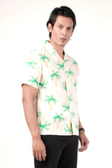 Men's Short Sleeve Shirt (Cream)
