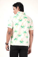 Men's Short Sleeve Shirt (Cream)