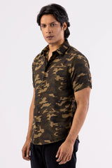 Men's Short Sleeve Shirt (Camo)