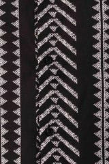 Men's Short Sleeve Shirt (Black Printed)