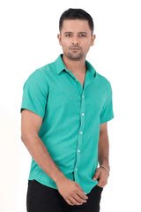 Men's Short Sleeve Shirt (Green)