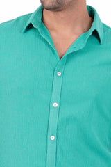 Men's Short Sleeve Shirt (Green)