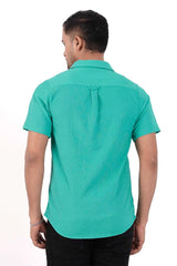 Men's Short Sleeve Shirt (Green)