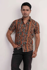 Men Short Sleeve Shirt (Multi Printed)