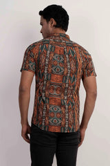 Men Short Sleeve Shirt (Multi Printed)