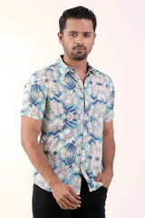 Men Short Sleeve Shirt (Pastel Printed)