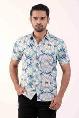 Men Short Sleeve Shirt (Pastel Printed)