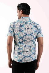 Men Short Sleeve Shirt (Pastel Printed)