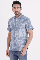 Men Short Sleeve Shirt (Grey)