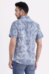Men Short Sleeve Shirt (Grey)