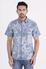 Men Short Sleeve Shirt (Grey)