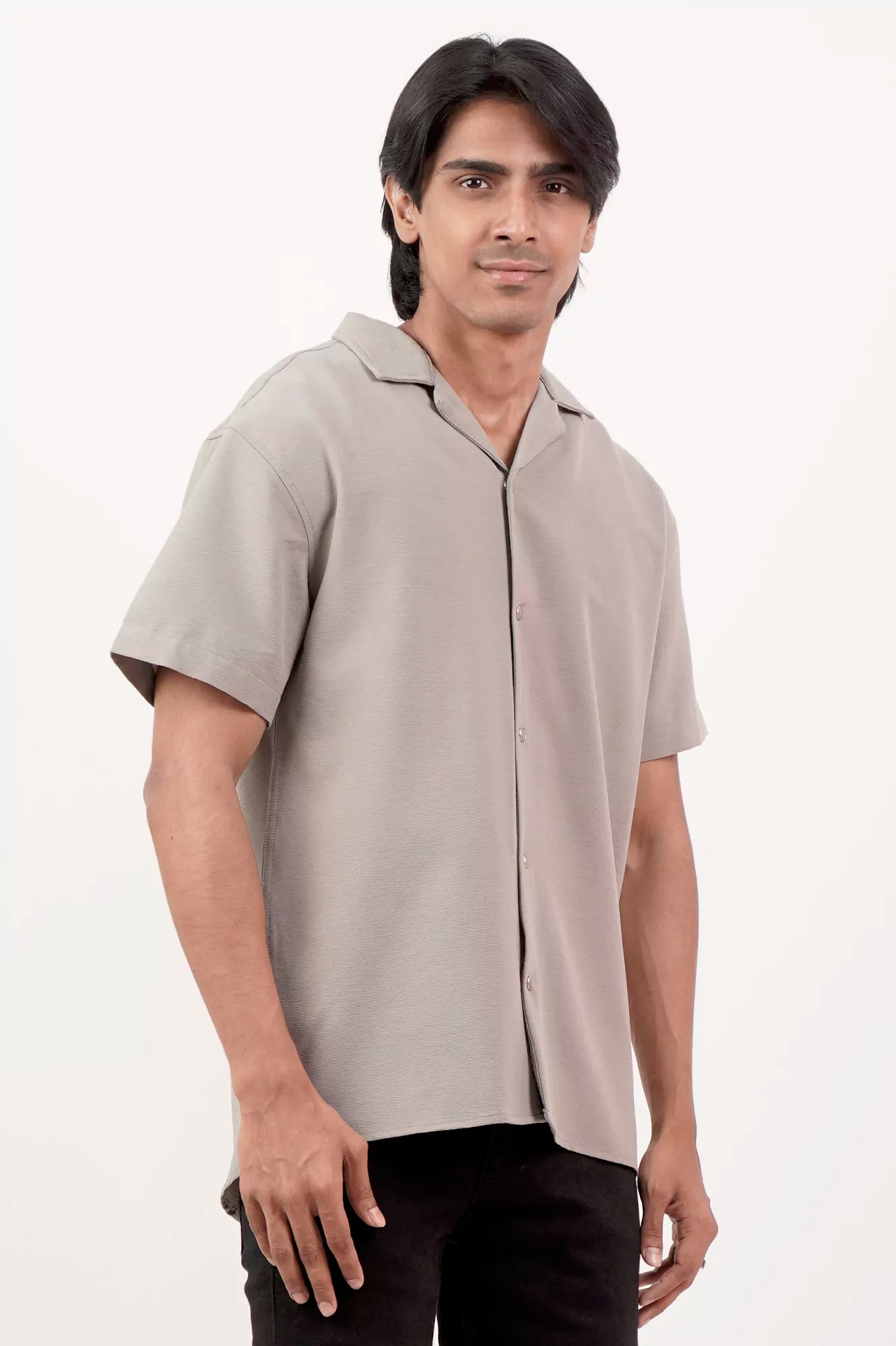 Men's Short Sleeve Shirt (Lt. Grey)
