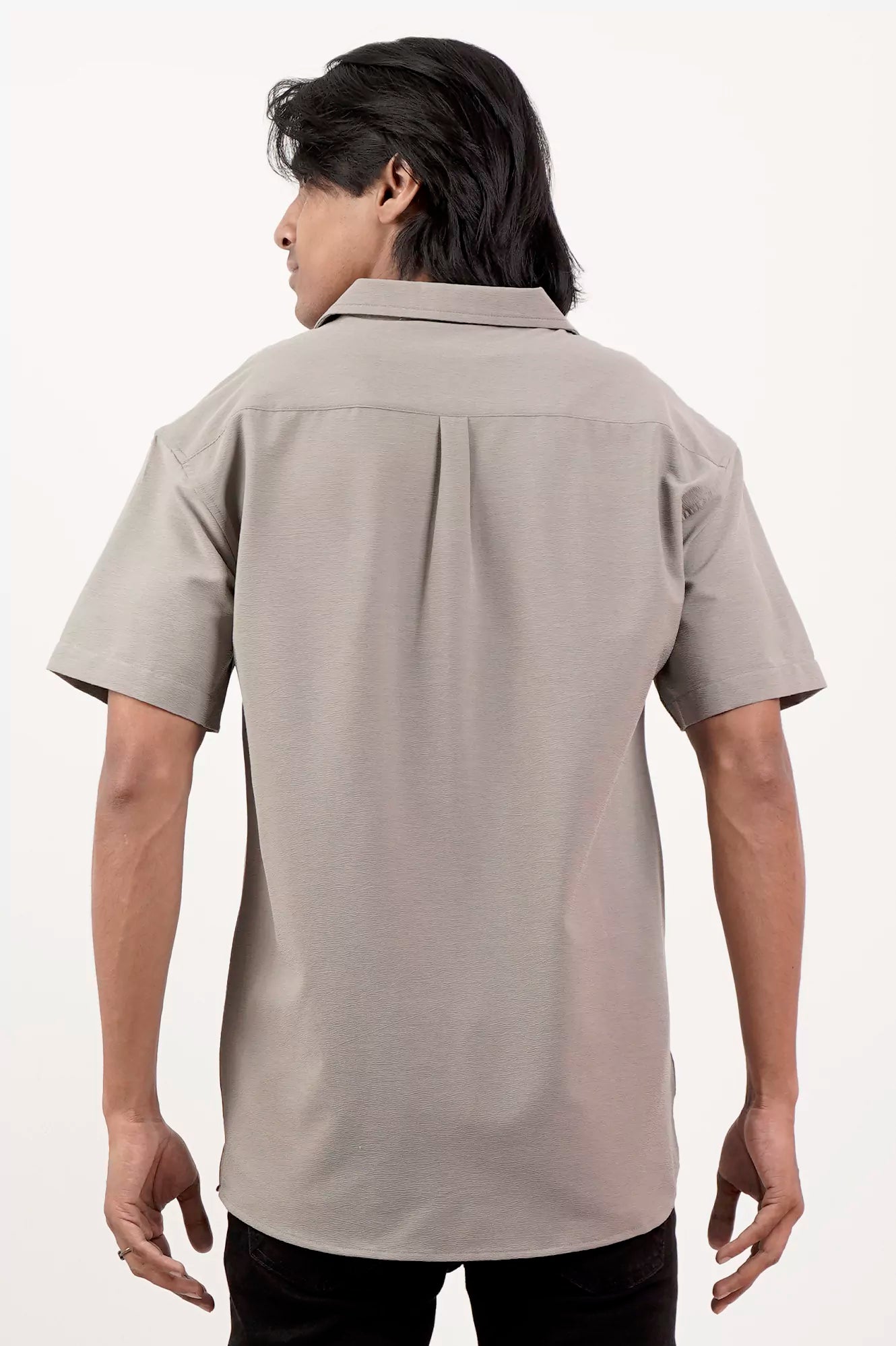 Men's Short Sleeve Shirt (Lt. Grey)