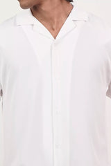 Men's Short Sleeve Shirt (White)
