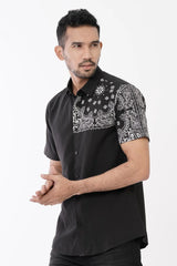 Men's Short Sleeve Shirt (Black)