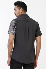 Men's Short Sleeve Shirt (DK. Grey)