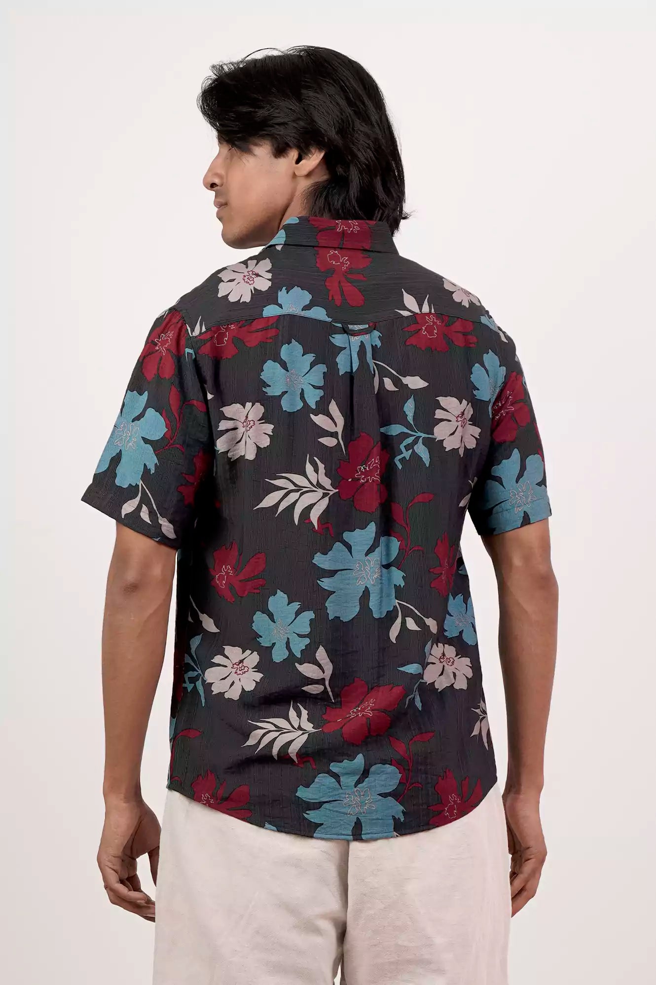Men's Short Sleeve Shirt (Dk. Navy)
