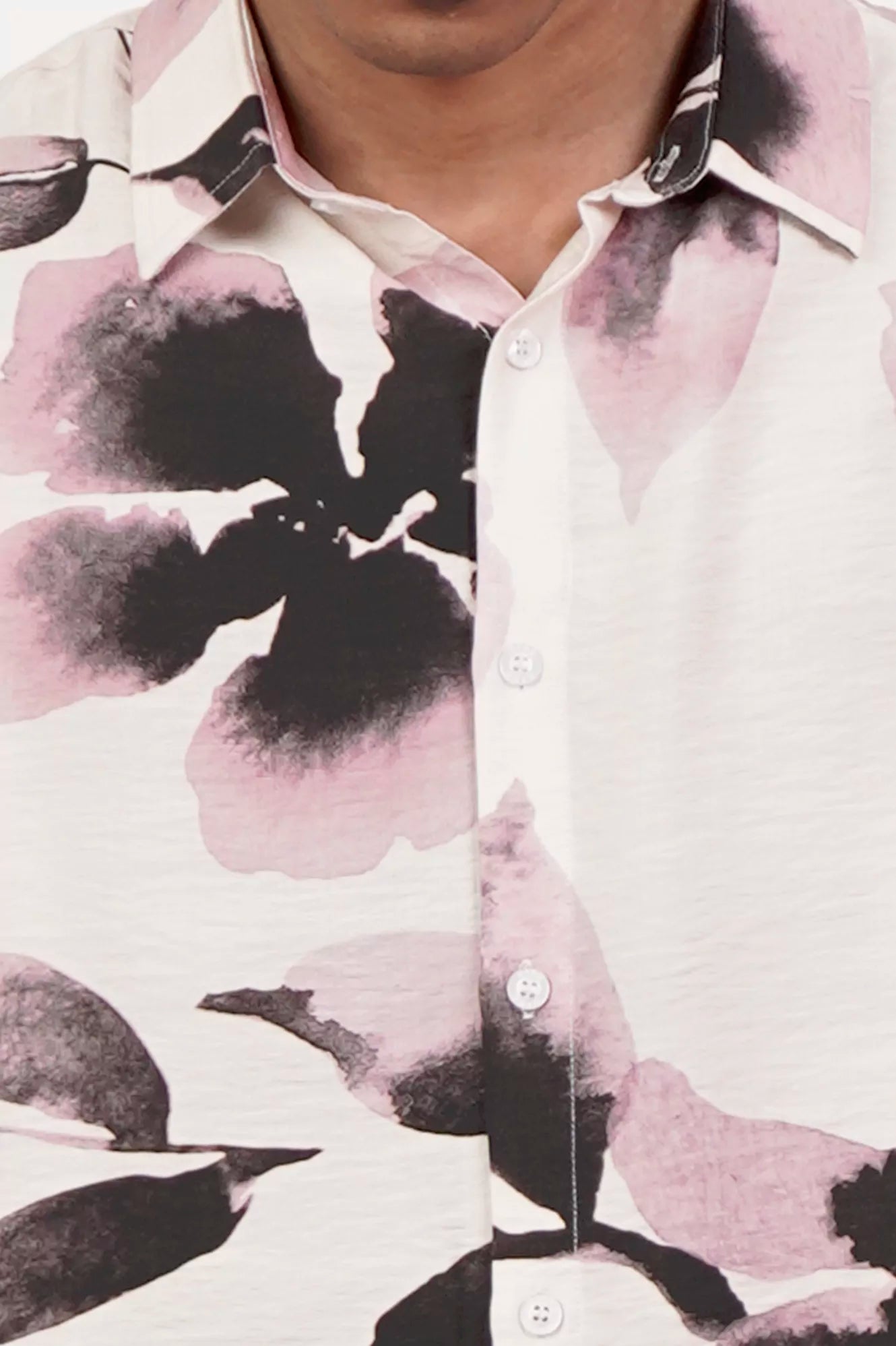 Men's Short Sleeve Shirt (White)