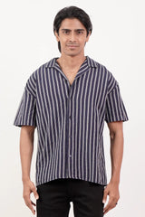 Men's Short Sleeve Shirt (Navy)