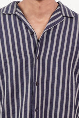 Men's Short Sleeve Shirt (Navy)