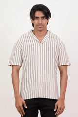 Men's Short Sleeve Shirt (Off White)