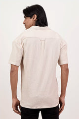 Men's Short Sleeve Shirt (Ivory)