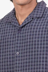 Men's Short Sleeve Shirt (Navy)