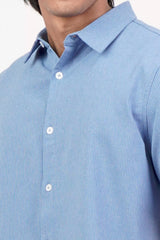 Men's Short Sleeve Shirt (Blue)