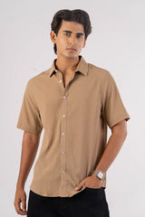 Men's Short Sleeve Shirt (Taupe)