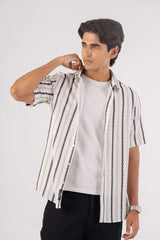 Men's Short Sleeve Shirt (White)