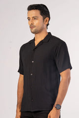 Men's Short Sleeve Shirt (Black)