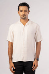 Men's Short Sleeve Shirt (Ivory)