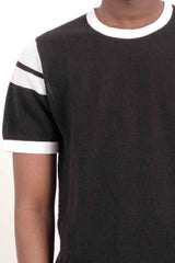 Men's Sweater T-Shirt (Black)
