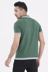 Men Sweater T-Shirt (Dk. Green)