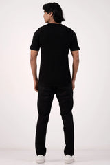 Men Sweater T-Shirt (Black)