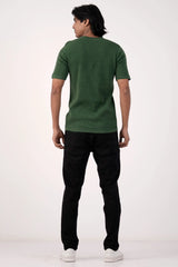 Men's Sweater T-Shirt (Bottle Green)