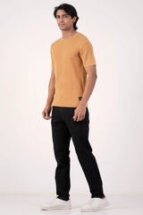 Men Sweater T-Shirt (Mustard)