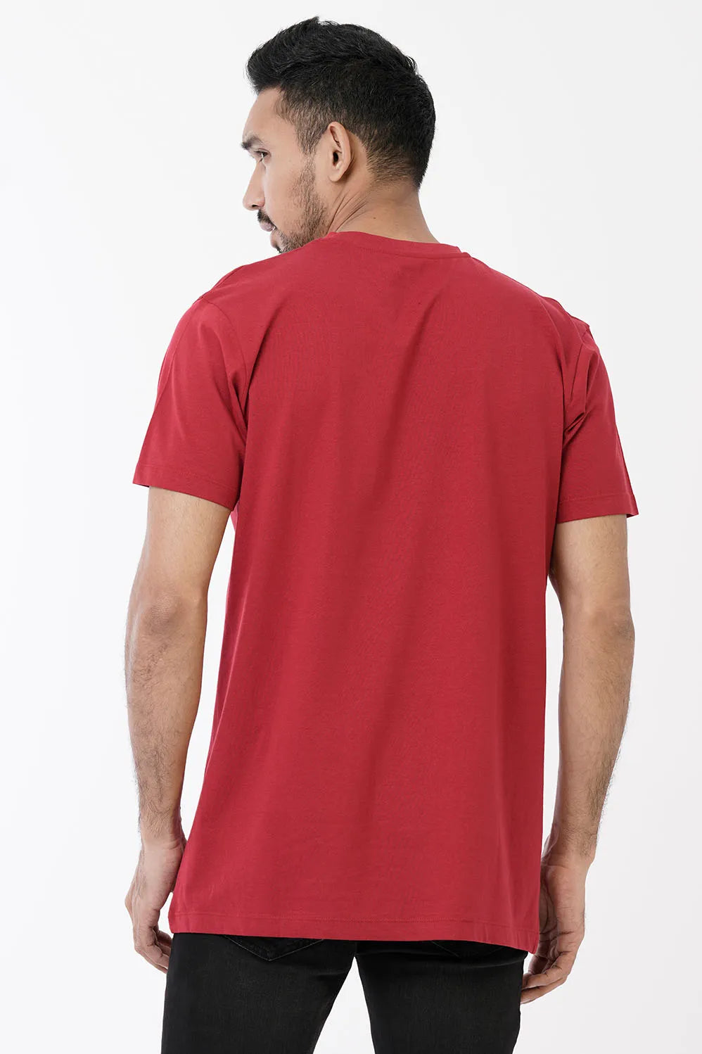 Men's T-Shirt (Dark Red)
