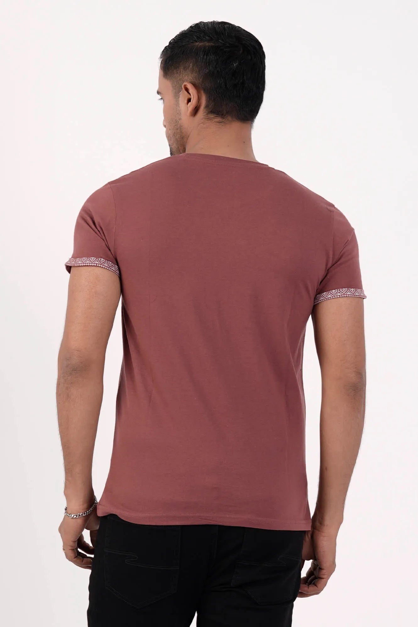 Men T-Shirt (Burnt Umber)