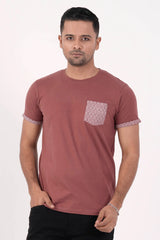 Men T-Shirt (Burnt Umber)