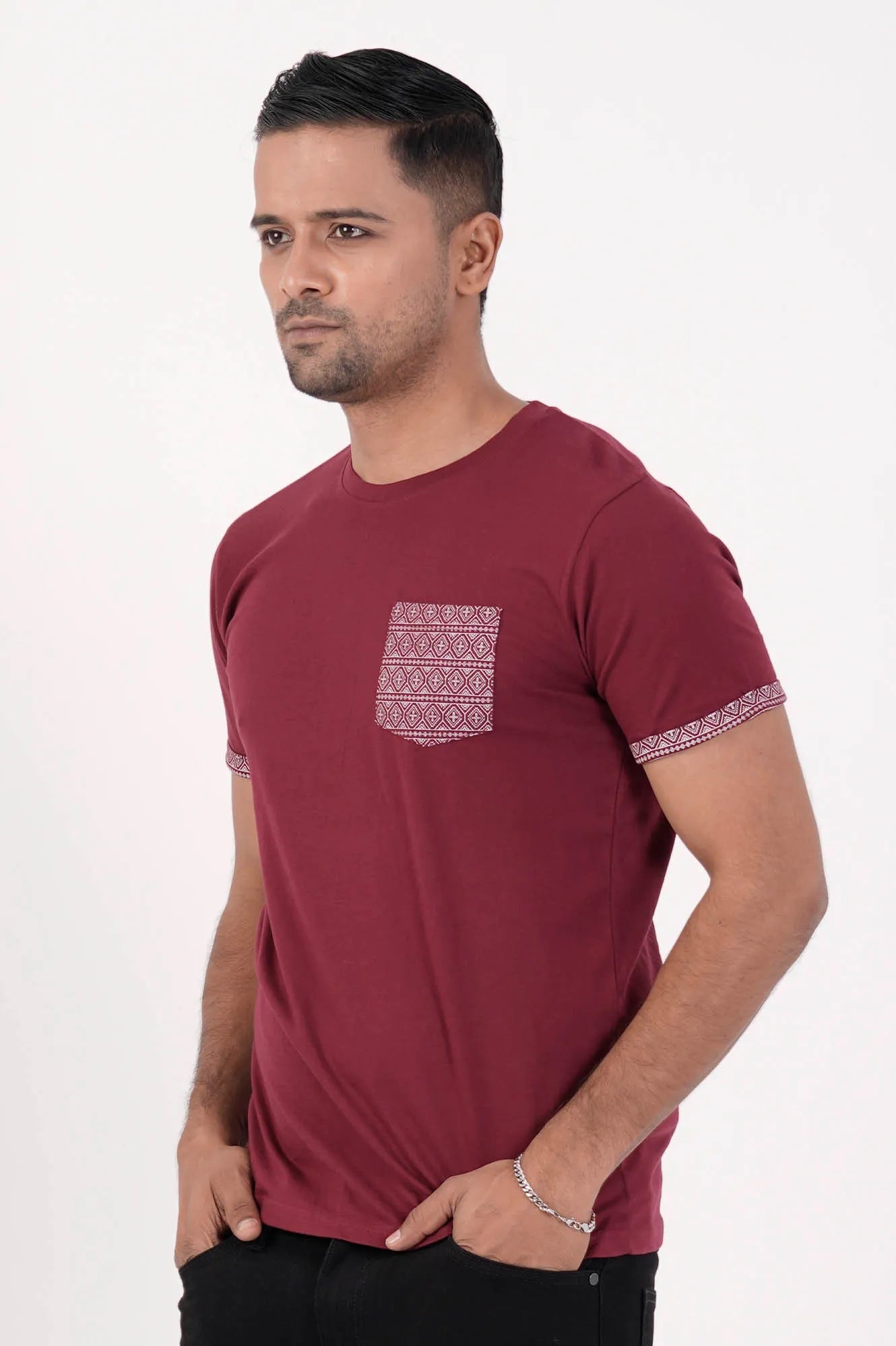 Men T-Shirt (Maroon)