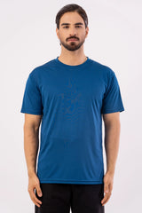 Men's T-Shirt (Peacock Blue)