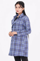 Women's Blazer (Blue Check)