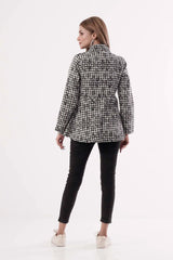 Women's Blazer (Navy Check)