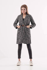 Women's Blazer (Black White)