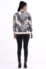 Women's Jacket (Black Printed)