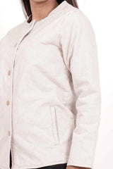 Women's Jacket (Khaki Stripe)