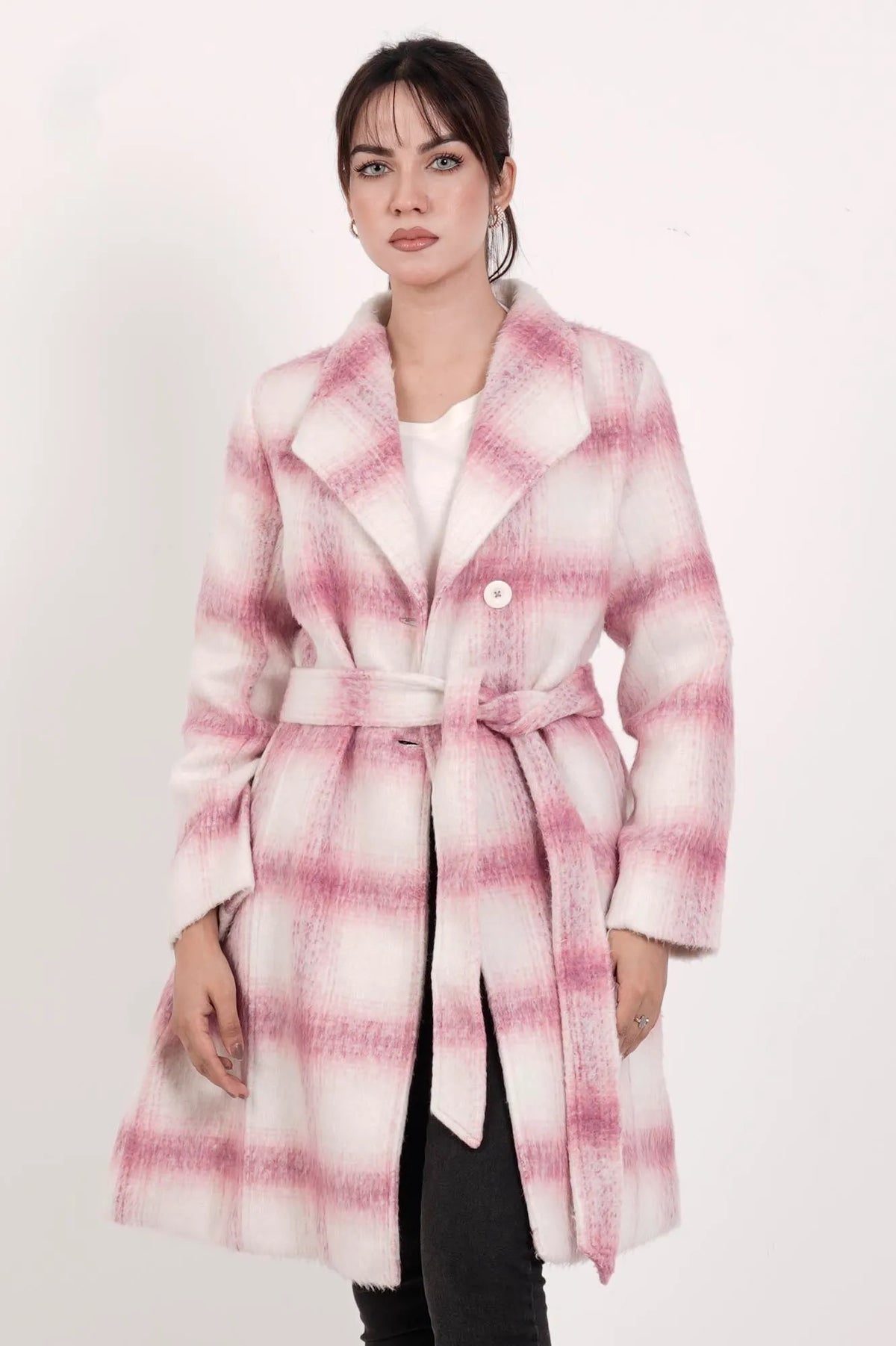 Women's Jacket (Pink Check)